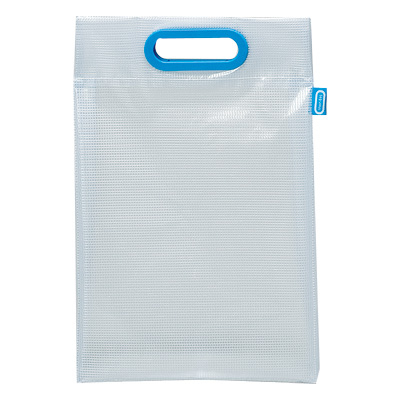 マグエックス　メッシュバッグ（A4）　青　MMB-A4-B