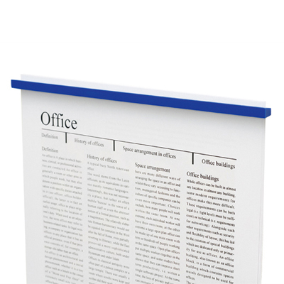 マグエックス　マグネットスリムバー 10本パック 青