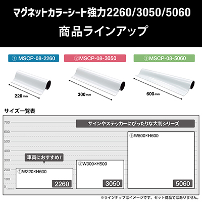 マグネットカラーシート強力