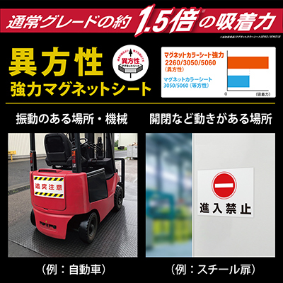 マグネットカラーシート強力
