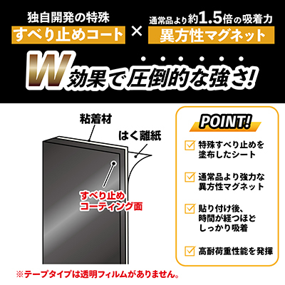 超強力マグネットシート ゼロスリップ