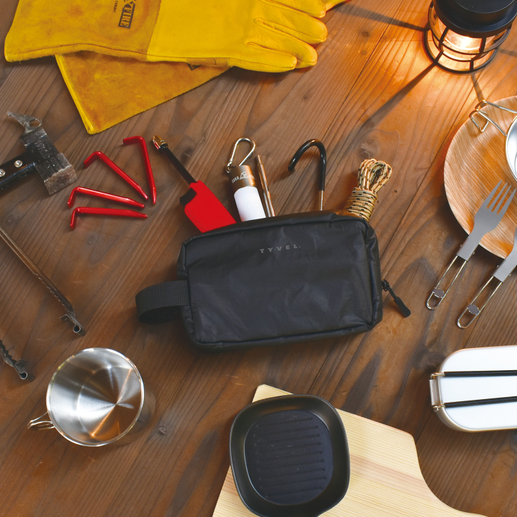 マグエックス　TYVEL．ボックスポーチ　マットブラックの商品画像7枚目