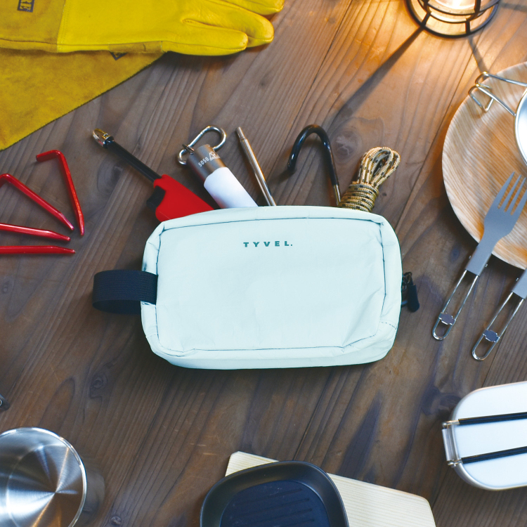 マグエックス　TYVEL．ボックスポーチ　ペールスカイの商品画像7枚目