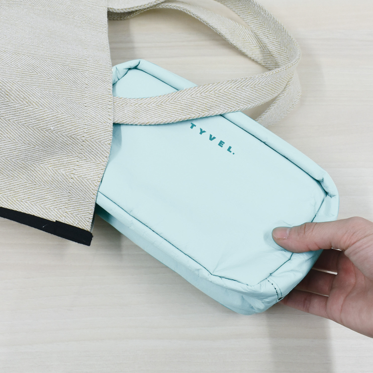 マグエックス　TYVEL．ボックスポーチ　ペールスカイの商品画像9枚目