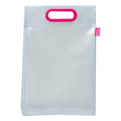 マグエックス　メッシュバッグ（A4）　桃　MMB-A4-P