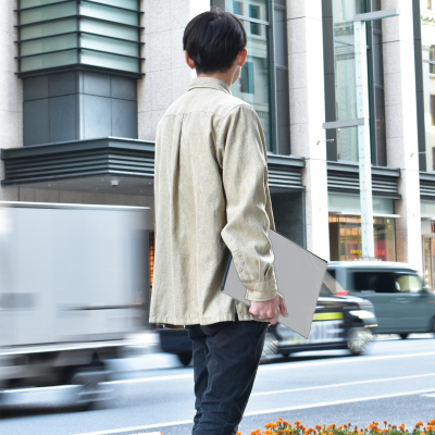 マグエックス　TYVEL．PCケース　ライトグレーの商品画像9枚目