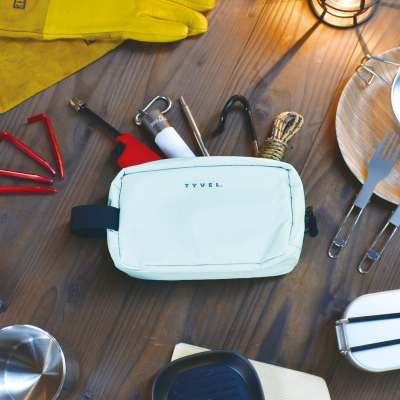 マグエックス　TYVEL．ボックスポーチ　ペールスカイの商品画像7枚目