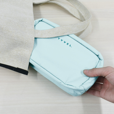 マグエックス　TYVEL．ボックスポーチ　ペールスカイの商品画像9枚目