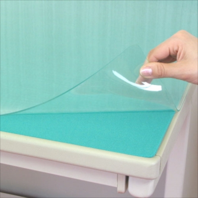 ミワックス　スカイスターデスクマット　スタンダードタイプ　1.7mm厚(550×390mm)72W【下敷き付】