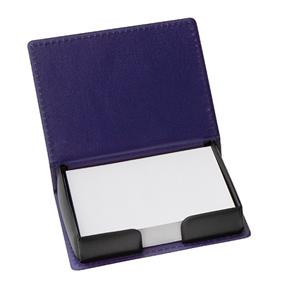 新日本カレンダー　2フェイスメモボックス　ブラック/ブルー新日本カレンダー