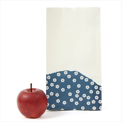 パックタケヤマ 紙袋 マチアリ H6 群青 100枚