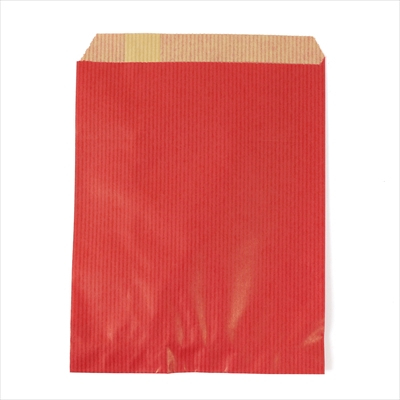 パックタケヤマ 紙袋 マチナシ F12 ルージュ