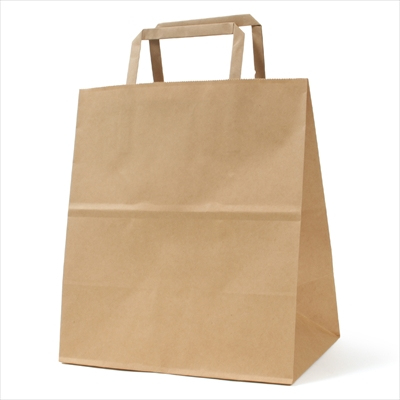 パックタケヤマ 紙袋 手提 H平2214 未晒 無地