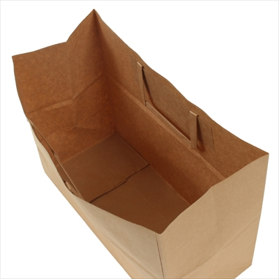 パックタケヤマ 紙袋 手提 H平32 未晒 無地