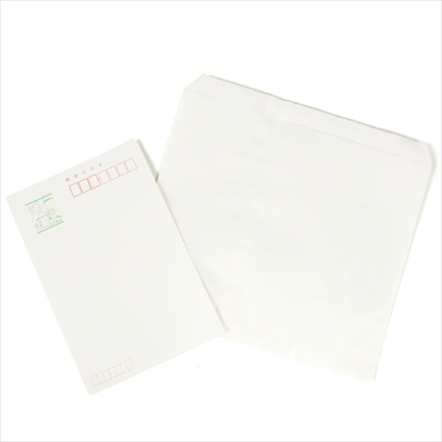 パックタケヤマ 紙袋 マチナシ 小分ケ 白 平2