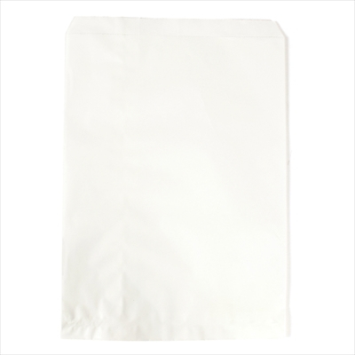 パックタケヤマ 紙袋 マチナシ 小分ケ 白 2