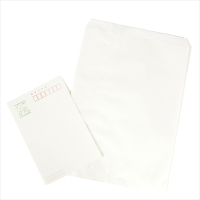 パックタケヤマ 紙袋 マチナシ 小分ケ 白 2