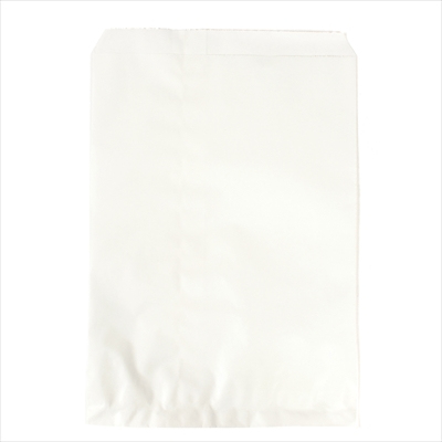 パックタケヤマ　紙袋 マチナシ 小分ケ 白 3