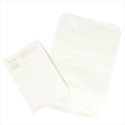 パックタケヤマ　紙袋 マチナシ 小分ケ 白 3