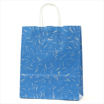 パックタケヤマ 紙袋 手提 HBT 風雅 ブルー