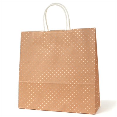 パックタケヤマ 紙袋 手提 HX 水玉 ピンク