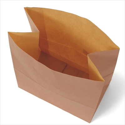 パックタケヤマ 紙袋 マチナシ 小分ケ 白 4