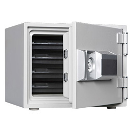 【軒先渡し】ダイヤセーフ(旧:日本金銭機械) 家庭用耐火金庫 MEK34-4 プッシュタイプ 1時間耐火 A4サイズ用紙収納 38kg【送料無料】【メーカー直送】の商品画像1枚目