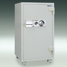 【車上渡し】ダイヤセーフ(旧:日本金銭機械) 業務用耐火金庫 DTS110 ダイヤルタイプ 2時間耐火 270kg【送料無料】【メーカー直送】の商品画像1枚目