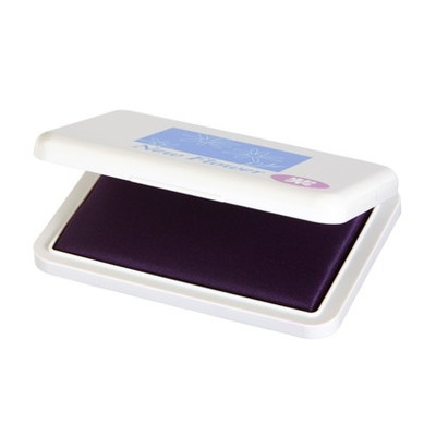 新朝日　ニューフラワースタンプ台中形　紫 NFS-2P