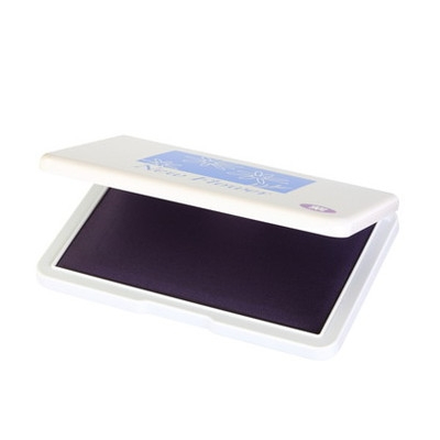 新朝日　ニューフラワースタンプ台特大形　紫 NFS-4P