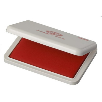 新朝日　ｅｓスタンプ台中形　赤 ES-2R