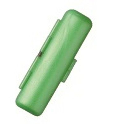 新朝日　印章ケース　フジケース　黄緑 HLA-5