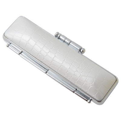 新朝日　印鑑ケースＳＴニュークロコ　ホワイト ST-1