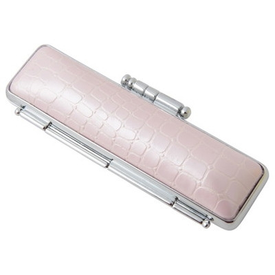 新朝日　印鑑ケースＳＴニュークロコ　ピンク ST-2