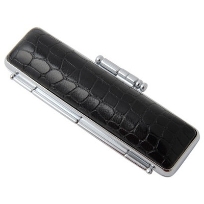 新朝日　印鑑ケースＳＴニュークロコ　ブラック ST-6