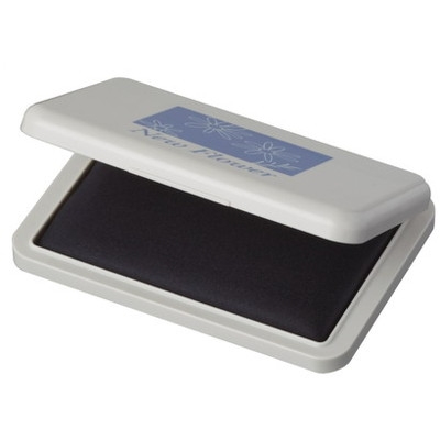 新朝日　ニューフラワースタンプ台中形　藍 NFS-2B