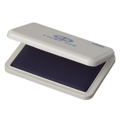 新朝日　ｅｓスタンプ台中形　藍 ES-2B