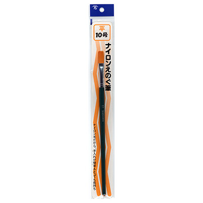 志昌堂　ナイロンえのぐ筆　10号平型　Q-17