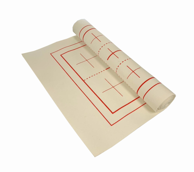 下敷 半切判 あすか毛氈 白 2mm