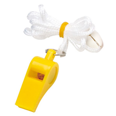 銀鳥　カラーホイッスル　黄【２０コセット】