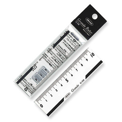 共栄プラスチック　グランデ直線定規　10cm G-310