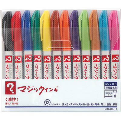 寺西化学　マジックインキ No.700 12色セット M700C-12