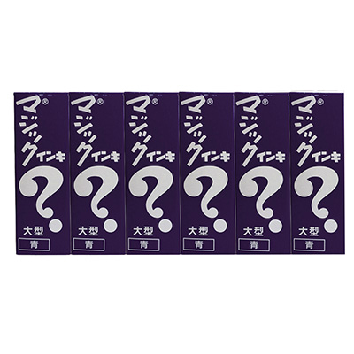 寺西化学　マジックインキ 大型 6本パック 青 ML-T3-6P