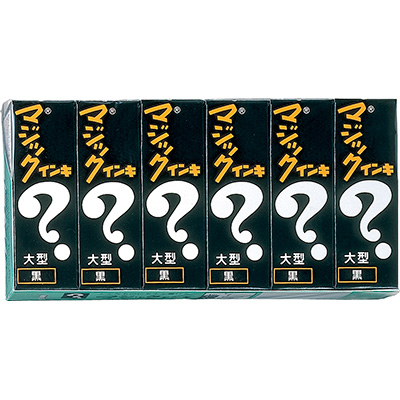 寺西化学　マジックインキ 大型 6本パック 黒 ML-T1-6P