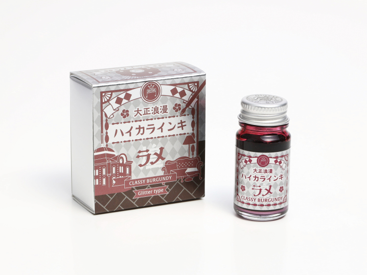寺西化学　ギター大正浪漫ハイカラインキ　ラメ　クラッシーバーガンディ