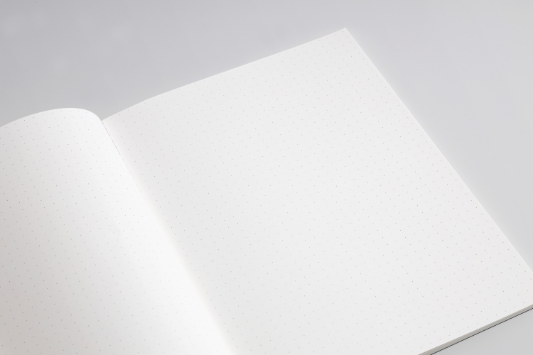 寺西化学　ギター大正浪漫ハイカラノート　ダークグリーン（ドット方眼）の商品画像4枚目