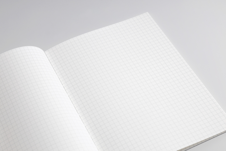 寺西化学　ギター大正浪漫ハイカラノート　ダークブルー（5mm方眼）の商品画像4枚目