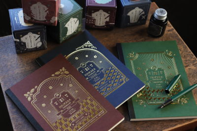 寺西化学　ギター大正浪漫ハイカラノート　ダークレッド（無地）の商品画像7枚目