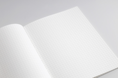 寺西化学　ギター大正浪漫ハイカラノート　ダークブルー（5mm方眼）の商品画像4枚目