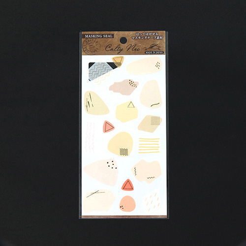 カミイソ　シール Plain pink J-207